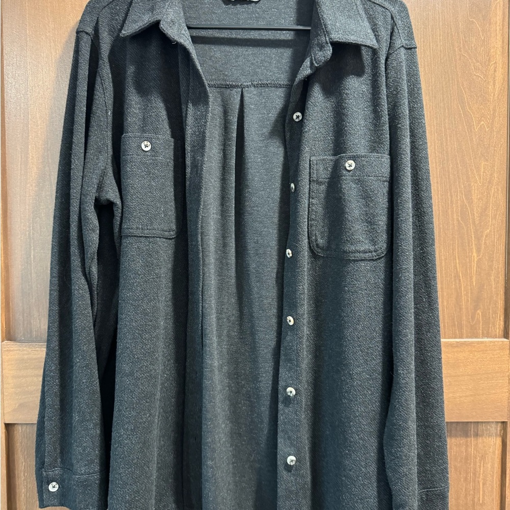 Women’s Black Soft Shirt Jac / Button-Up